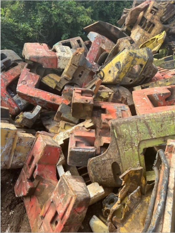 Cast Iron Counter Weights of heavy equipment - Off Road Vehicle